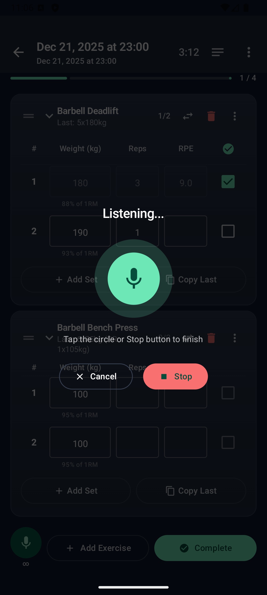 Voice Logging